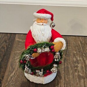 2007 Hallmark Festive Santa Tabletop Ornament